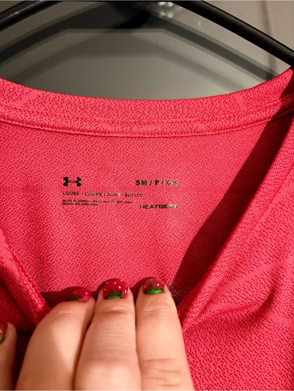Under Armour Pink T-Shirt size small - Picture 2 of 3